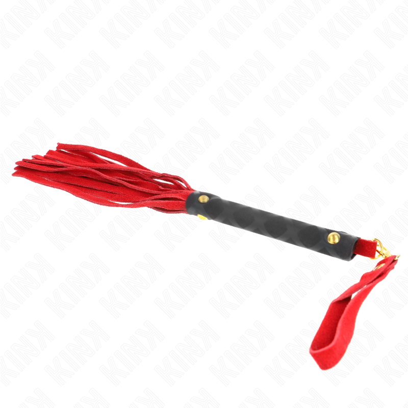 KINK - RØD RUSKIND MINI PISK 30 CM