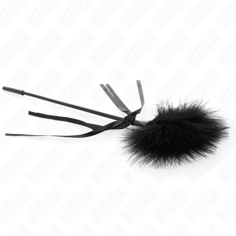 KINK - KIDLENDE FJER MED SLØJFE 35 CM