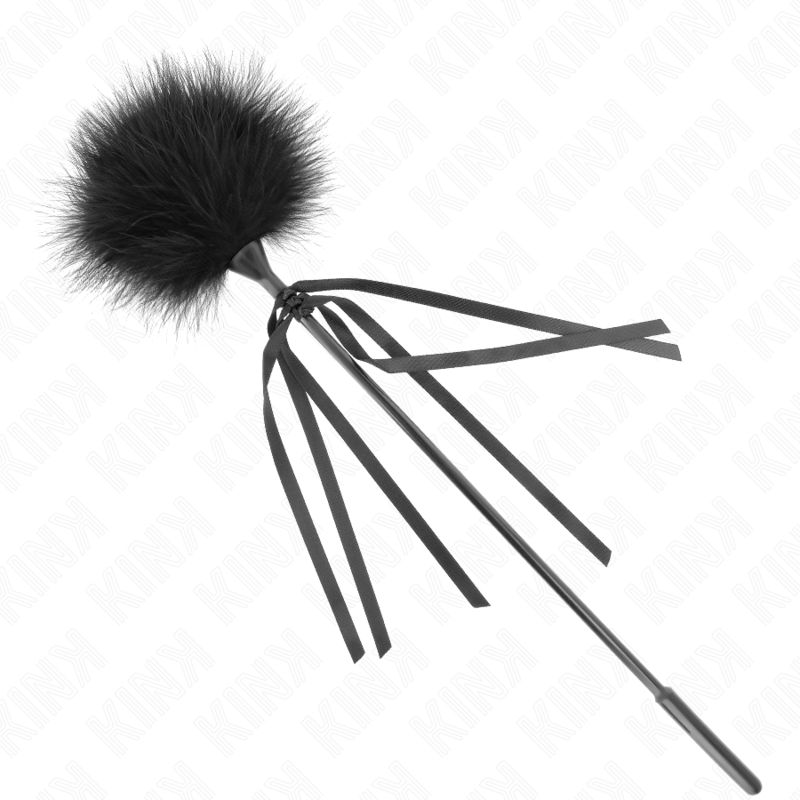KINK - KIDLENDE FJER MED SLØJFE 35 CM