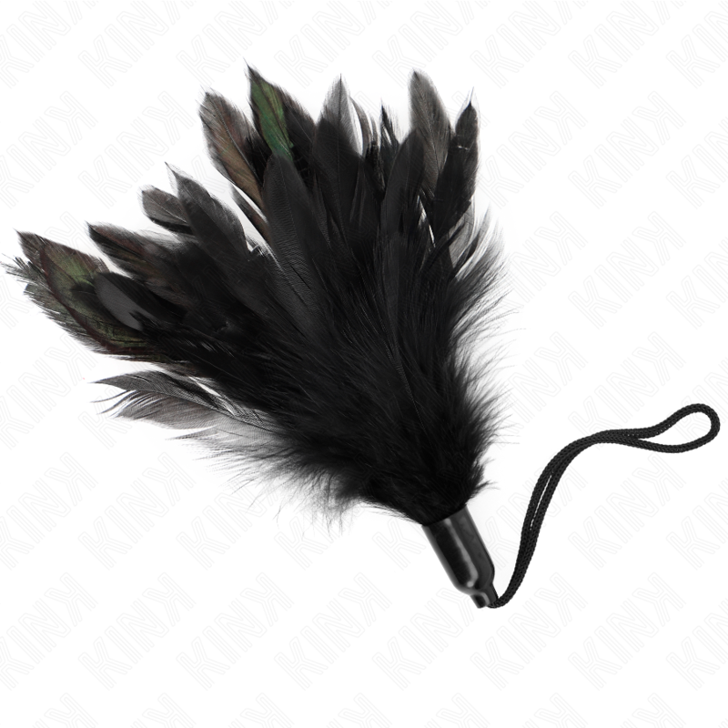 KINK - TICKLE FEATHERS MED REBHÅNDTAG PLASTBAS 15 CM