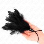 KINK - TICKLE FEATHERS MED REBHÅNDTAG PLASTBAS 15 CM
