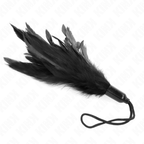 KINK - TICKLE FEATHERS MED REBHÅNDTAG PLASTBAS 15 CM