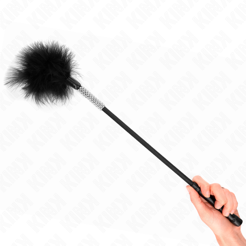 KINK - TICKLE FEATRE MED RHINESTEN HÅNDTAG 50 CM
