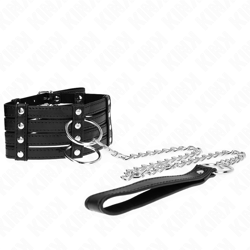 KINK - HALSKÆDE MED BÆLTE 65 CM JUSTERBAR 35-51 CM X 7 CM