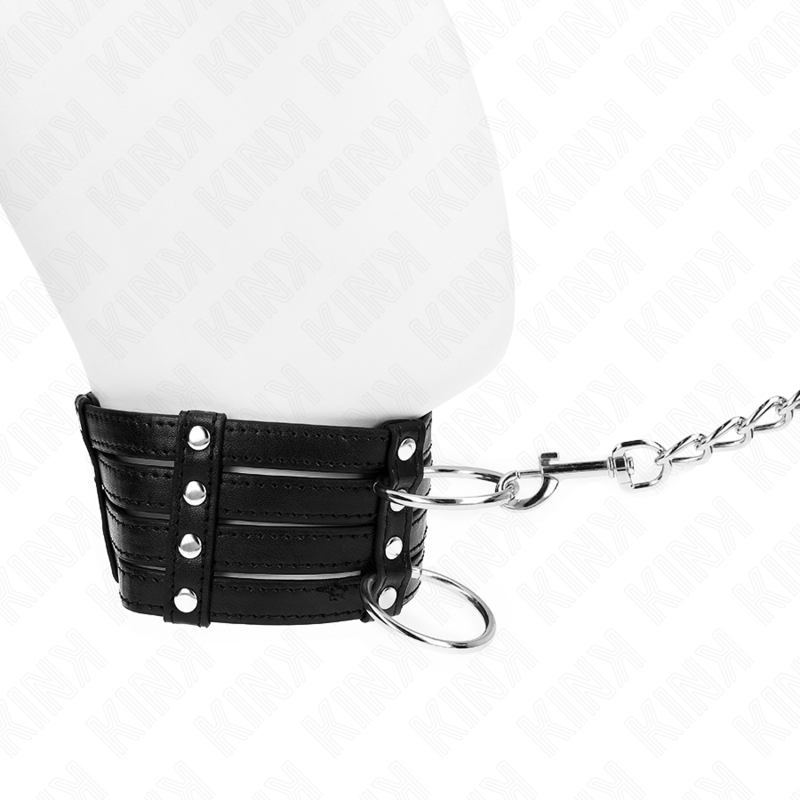 KINK - HALSKÆDE MED BÆLTE 65 CM JUSTERBAR 35-51 CM X 7 CM