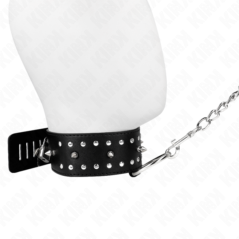 KINK - HALSKÆDE MED SNORE 65 CM MED SØLVØRNESTE MODEL 1 JUSTERBAR 36-43 CM X 5 CM