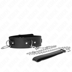 KINK - HALSKÆDE MED SNORE 65 CM 3 RINGE MODEL 2 JUSTERBAR 36-43 CM X 5 CM