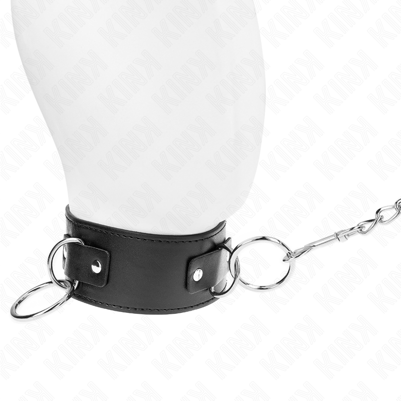KINK - HALSKÆDE MED SNORE 65 CM 3 RINGE MODEL 2 JUSTERBAR 36-43 CM X 5 CM