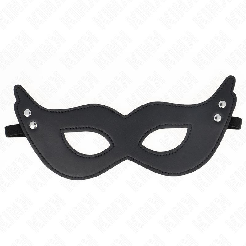 KINK - LÆDERMASKE MED NITTER MODEL 1 26 x 8 CM