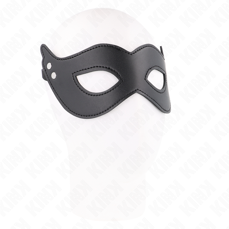 KINK - LÆDERMASKE MED NITTER MODEL 1 26 x 8 CM