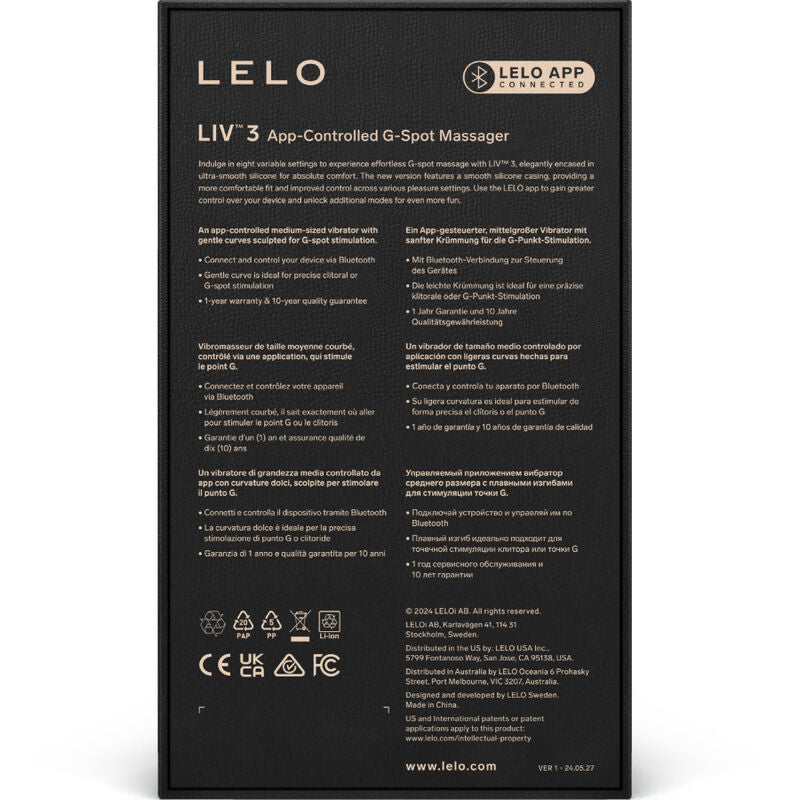 LELO - LIV™ 3 G-PUNKT STIMULATOR BLÅ