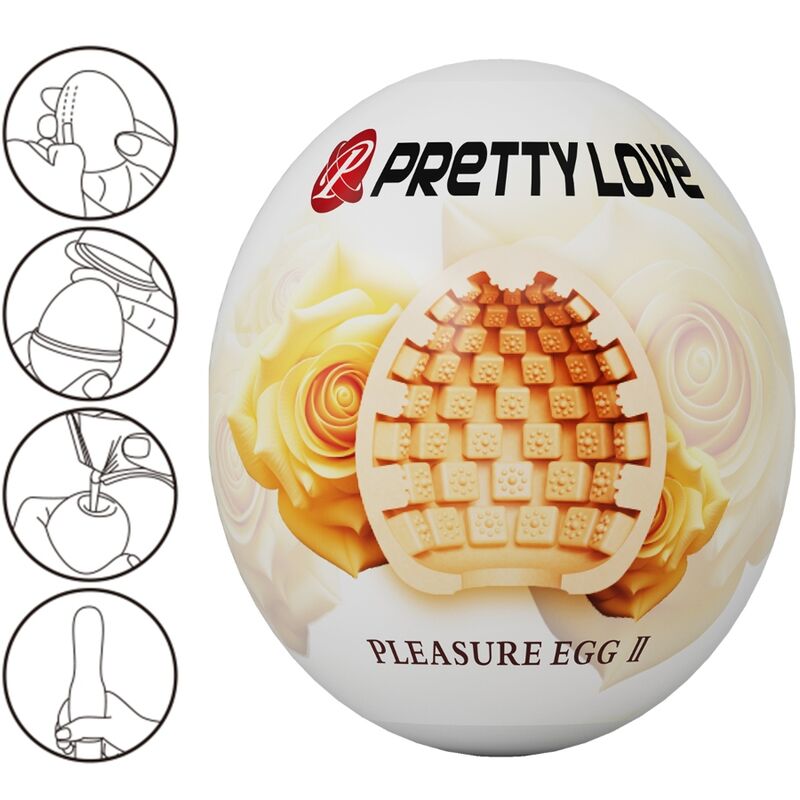PRETTY LOVE - MANDLIG MATURBATOR ÆGKØD