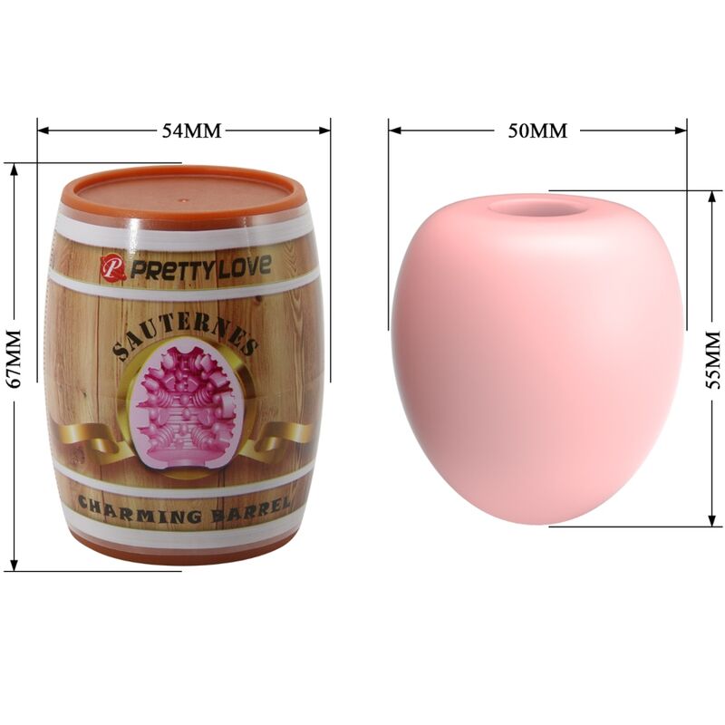 PRETTY LOVE - MANDLIG MATURBATOR ÆG PINK MODEL 2
