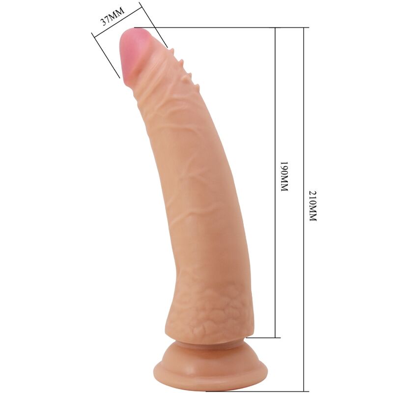 PRETTY LOVE - KABEL SUPER REALISTISK PENIS 21 CM KØD