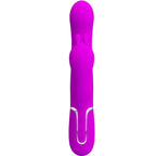 PRETTY LOVE - CAMMY TRIPLE VIBRATOR MULTIFUNKTION 4 I 1 LYSERØD