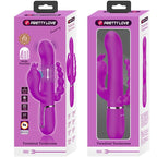PRETTY LOVE - CAMMY TRIPLE VIBRATOR MULTIFUNKTION 4 I 1 LYSERØD