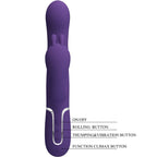 PRETTY LOVE - CAMMY TRIPLE VIBRATOR MULTIFUNKTION 4 I 1 LILLA