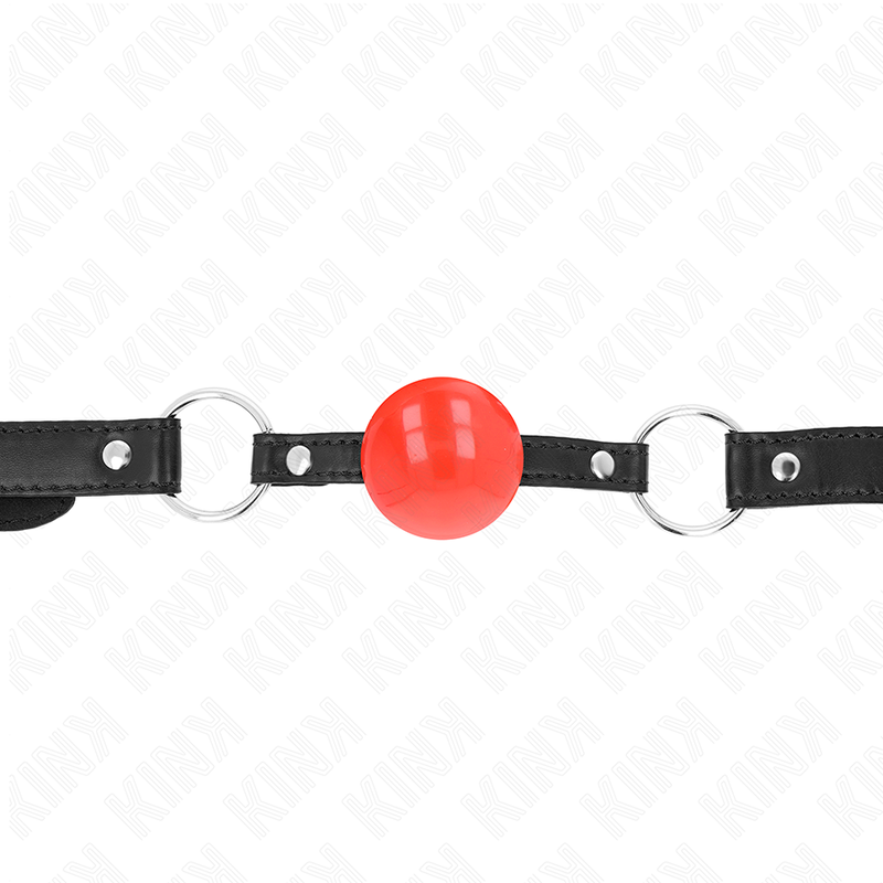KINK - RØD TPE-BOLD 4 CM KNEVELVÆS 60 x 2 CM