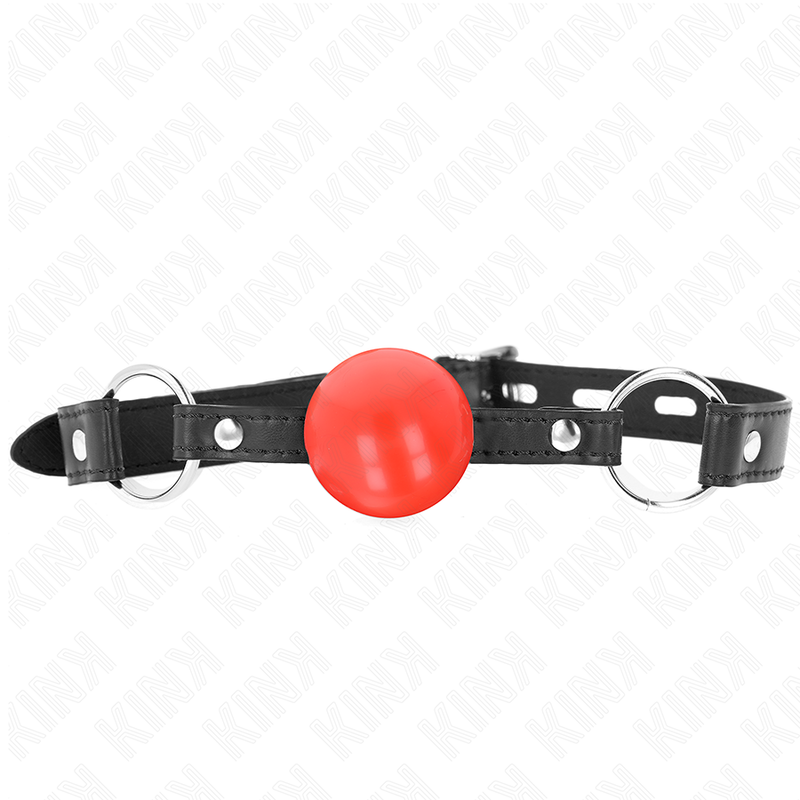 KINK - RØD TPE-BOLD 4 CM KNEVELVÆS 60 x 2 CM