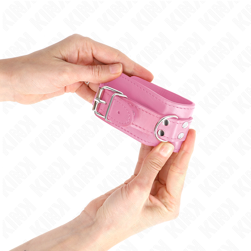 KINK - ENKLE HÅNDLEDSBÅND PINK JUSTERBARE 20-23 CM X 5,5 CM