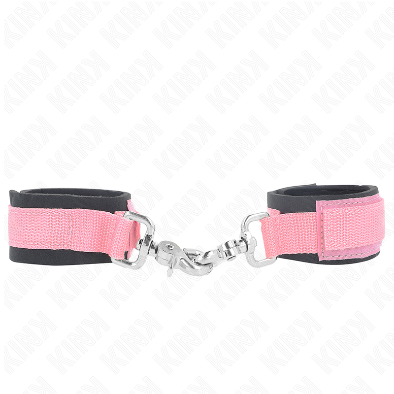 KINK - JUSTERBARE HÅNDLEDSBÆLTER I NEOPREN, PINK, JUSTERBARE 22-34 CM