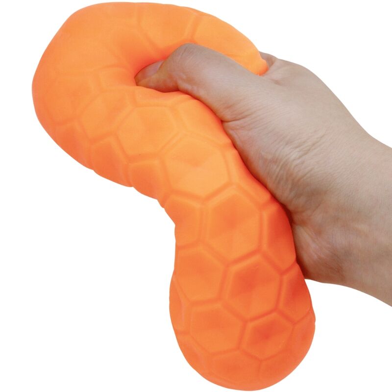 PRETTY LOVE - TWIN BALLS MANDLIG MATURBATOR ORANGE