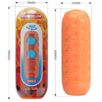 PRETTY LOVE - TWIN BALLS MANDLIG MATURBATOR ORANGE