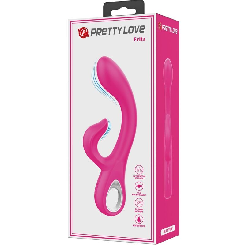 PRETTY LOVE - FRITZ KANINVIBRATOR 12 VIBRATIONER LYSE