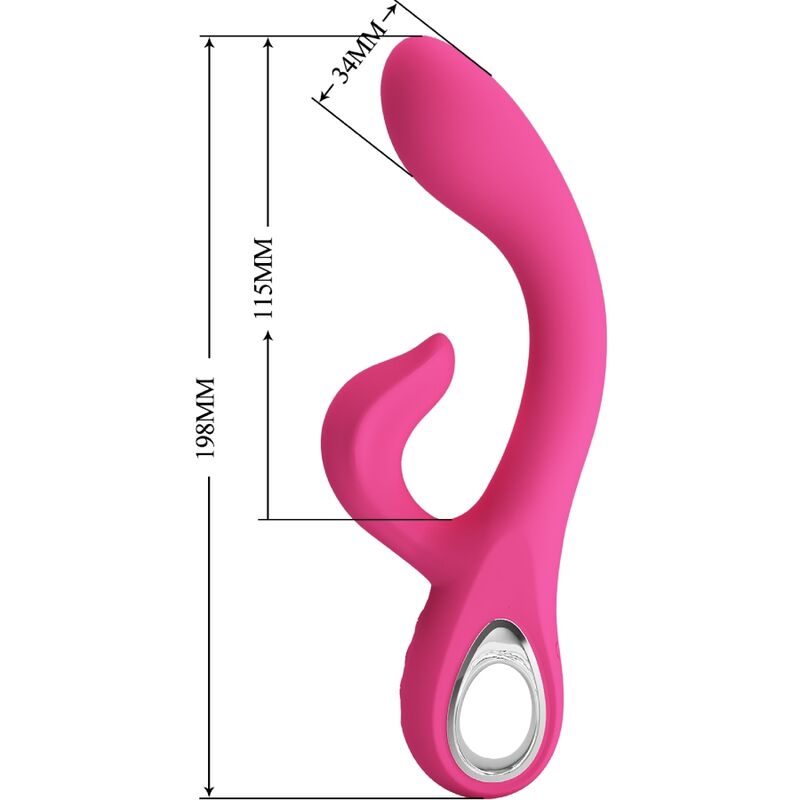 PRETTY LOVE - FRITZ KANINVIBRATOR 12 VIBRATIONER LYSE