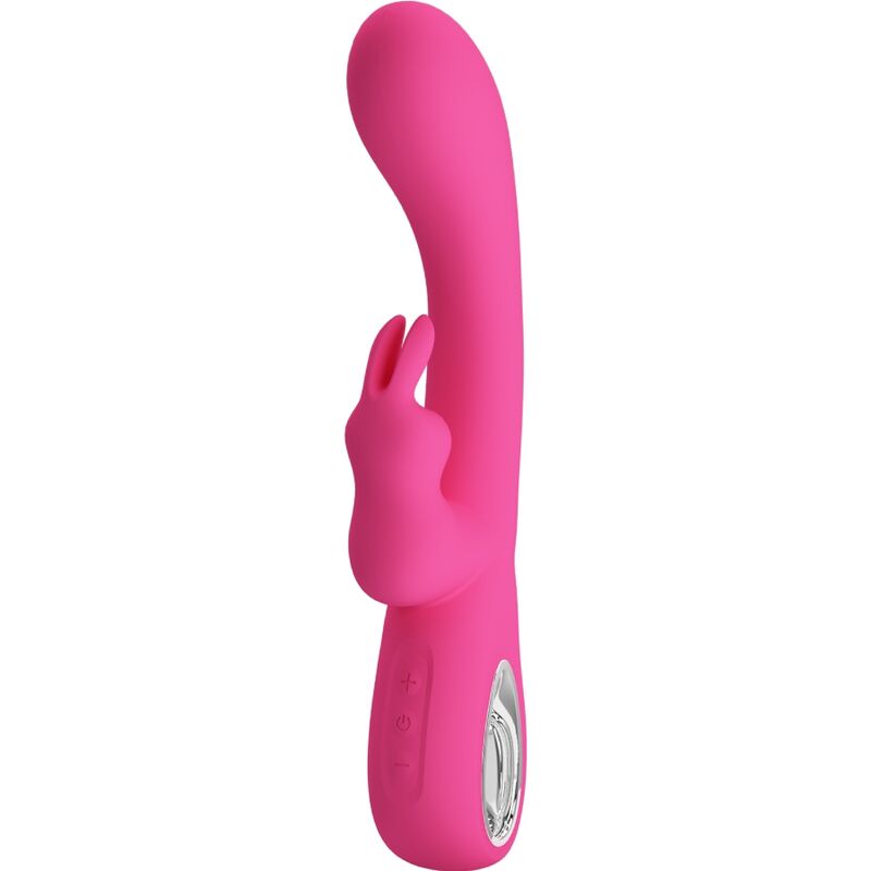 PRETTY LOVE - NOVAK KANINVIBRATOR 12 VIBRATIONER LYSERØD