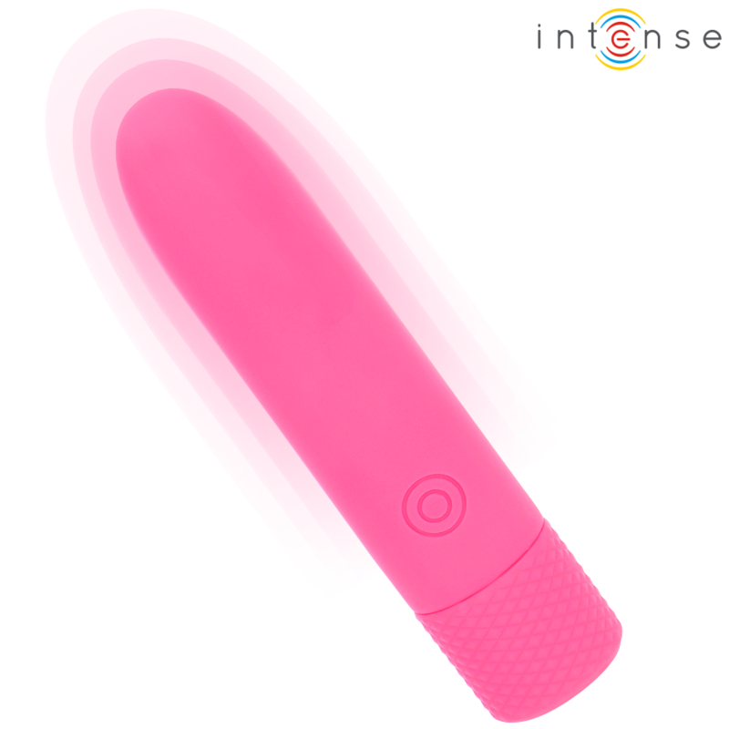 INTENSE - SYMONE USB GENOPLADELIG VIBRERINGSKUGLE 8 VIBRATIONER LYSERØD 10 X 2,2 CM