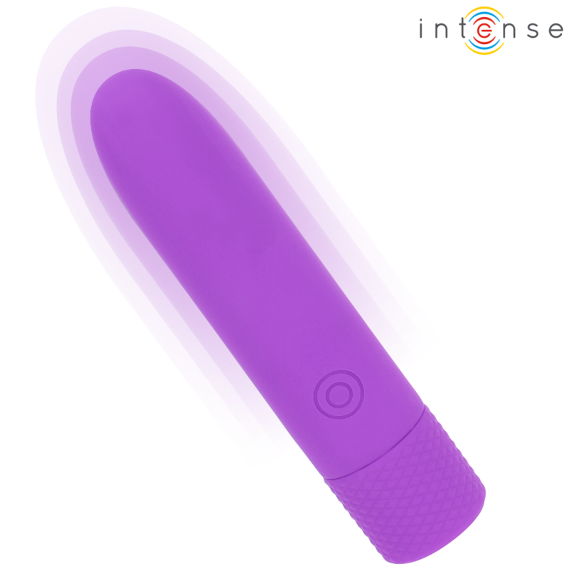INTENSE - SYMONE USB GENOPLADELIG VIBRERINGSKUGLE 8 VIBRATIONER LILLA 10 X 2,2 CM