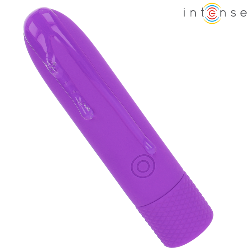 INTENSE - SYMONE USB GENOPLADELIG VIBRERINGSKUGLE 8 VIBRATIONER LILLA 10 X 2,2 CM
