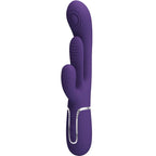 PRETTY LOVE - SHANIA TRIPLE KANINVIBRATOR MULTIFUNKTIONS LILLA
