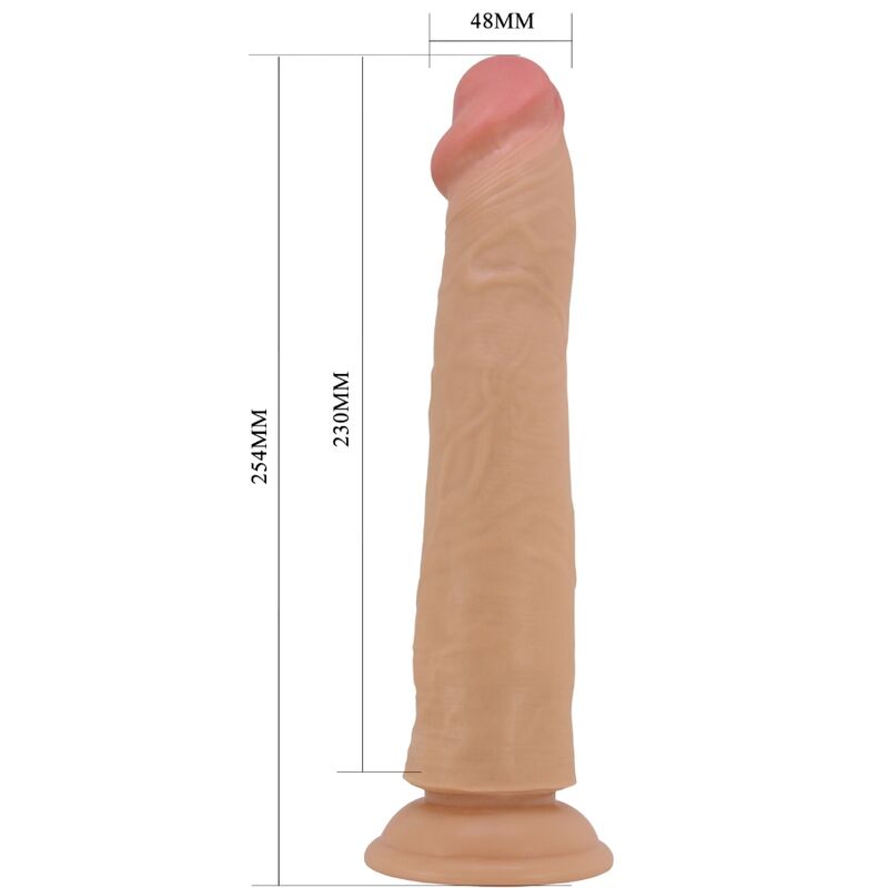 PRETTY LOVE - SHARIFE REALISTISK DILDO 25 CM FLESH