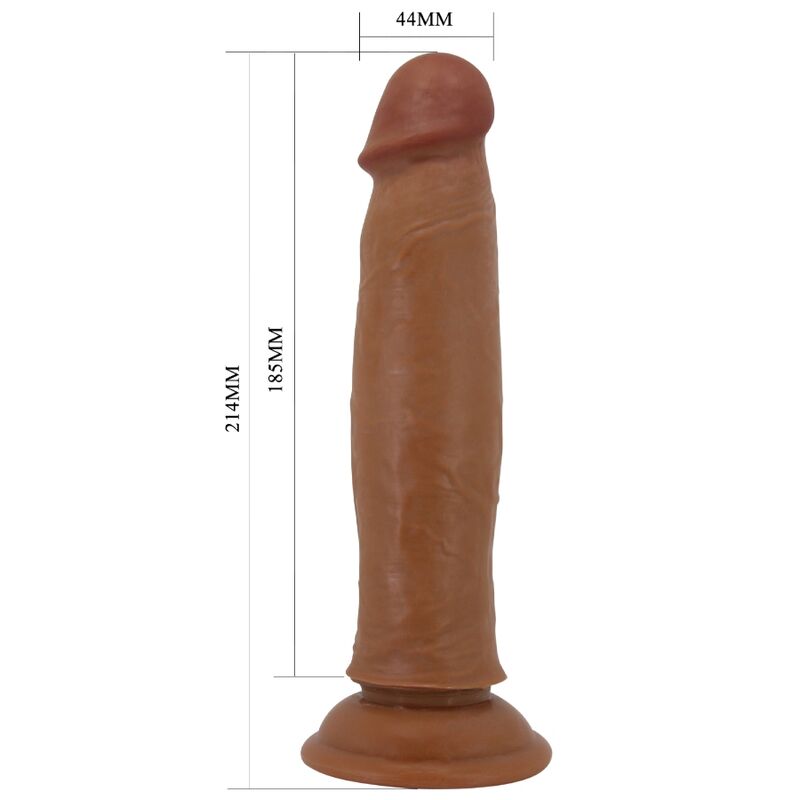 PRETTY LOVE - KEON REALISTISK DILDO 21 CM BRUN