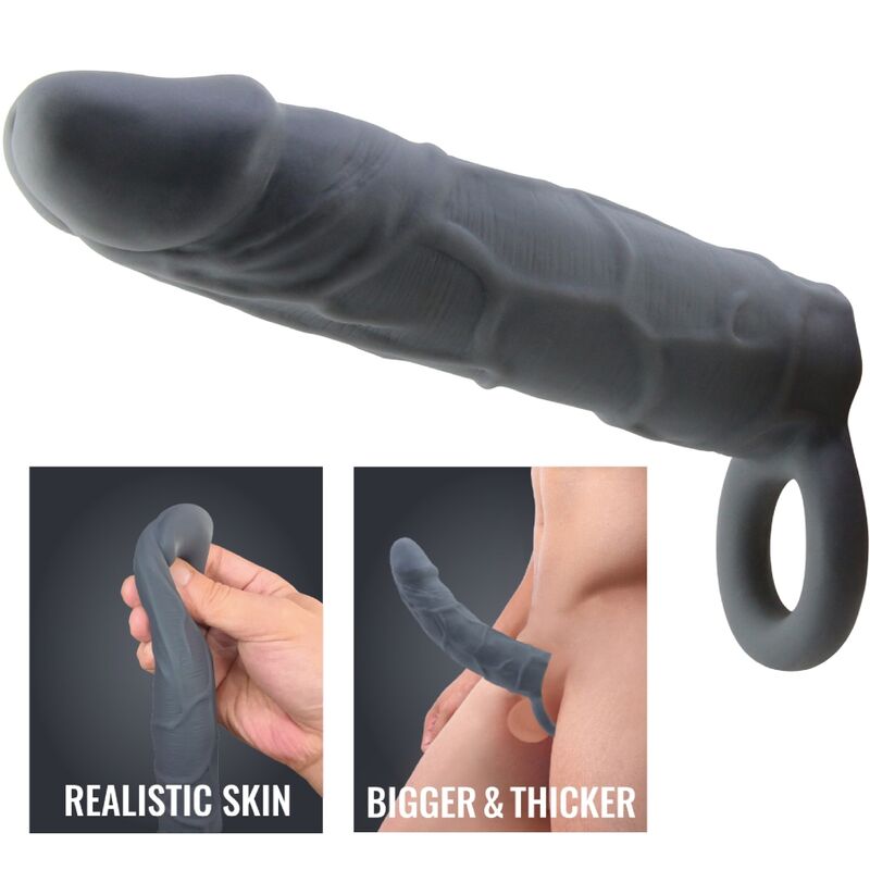 PRETTY LOVE - REALISTISK HUD PENIS ÆRME MØRKEGRÅ