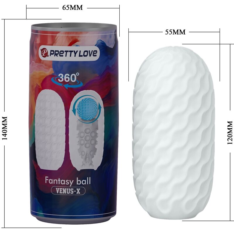 PRETTY LOVE - VENUS X MANDLIG MATURBATOR MODEL 2 HVID