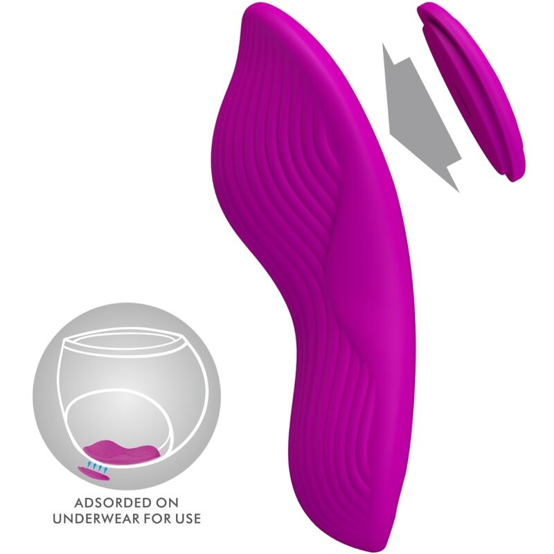 PRETTY LOVE - ROMARIO LAY-ON KLITORIS STIMULATOR FJERNBETJENING PINK