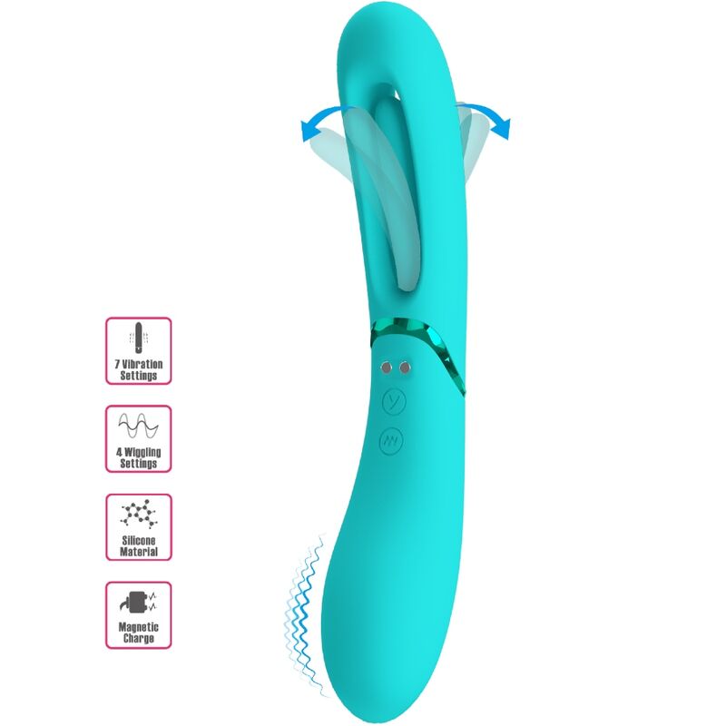 ROMANCE - LEXIE G-PUNKT VIBRATOR 7 VIBRATIONER BLÅ