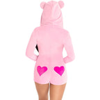 LEG AVENUE - BAMSE-FLØJLSBODY PINK M