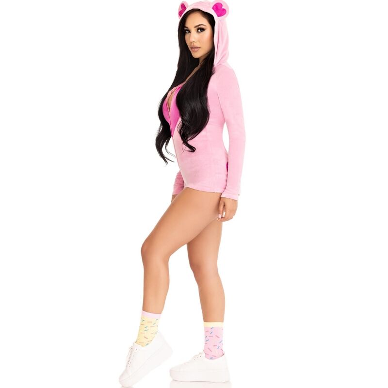 LEG AVENUE - BAMSE-FLØJLSBODY PINK M