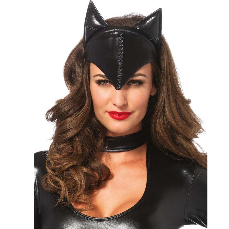 LEG AVENUE - CAT WOMAN MASKE SORT