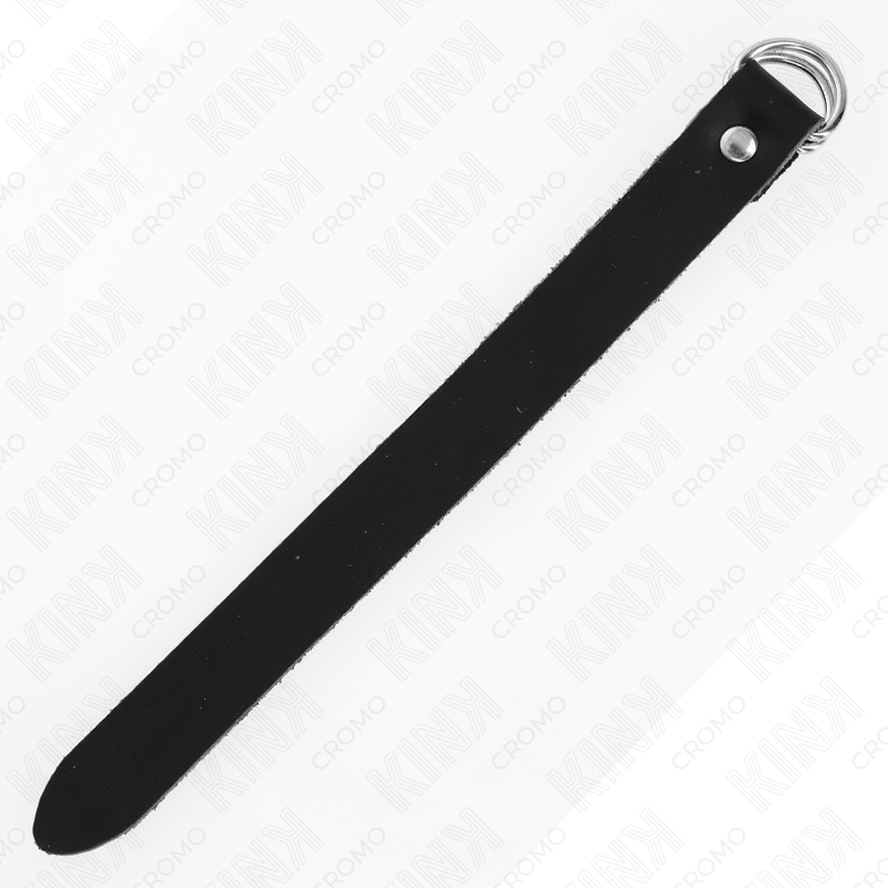 KINK - LÆDERPENISRING MED TRYKLUKNING 22 X 2 CM