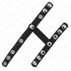 KINK - PENIS RING MED 3 JUSTERBARE BALL SPLITTER STROPPER