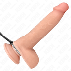 KINK - METAL PENIS RING MED KÆDE OG JUSTERBARE BRYSTØRTEKLEMMER