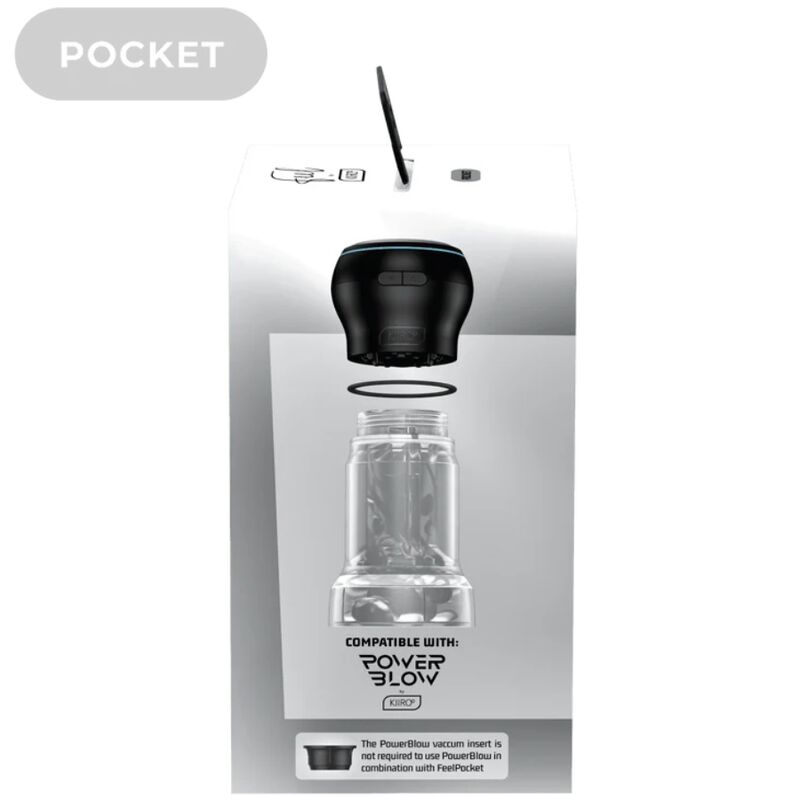 KIIROO - FEEL POCKET STROKER CRYSTAL AF KIIROO TRANSPARENT
