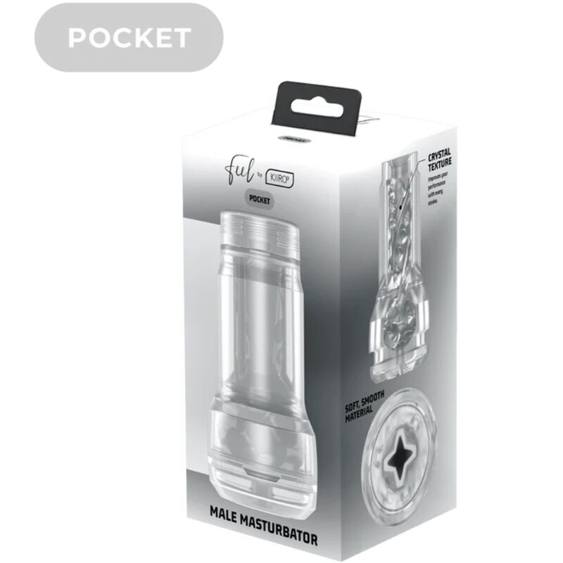 KIIROO - FEEL POCKET STROKER CRYSTAL AF KIIROO TRANSPARENT