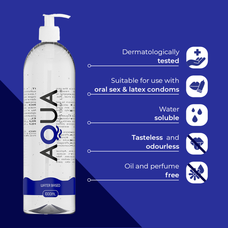 AQUA QUALITY - VANDBASERET GLIDEMIDDEL 1000 ML