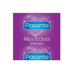 PASANTE - RIBS & DOTS INTENSITETSKONDOMER 144 STK.
